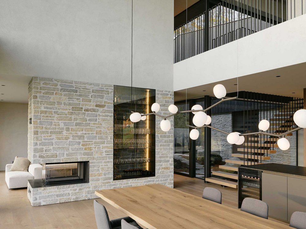 Kaminverkleidung aus Stein von Casawest