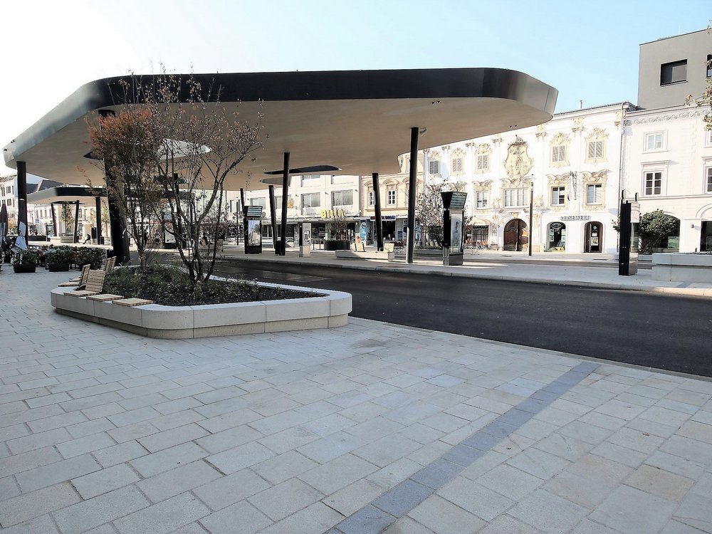 Referenz Neugestaltung Kaiser-Franz-Josef Platz Wels